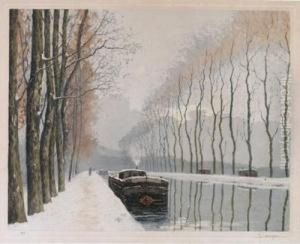 "canal Du Loingl'hiver.". "canal Du Loingl'hiver.".