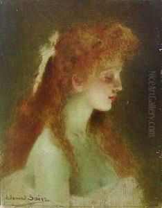 Portrait D'une Jeune Fille Rousse