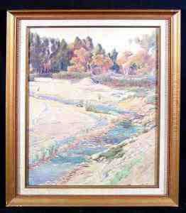 The Bend In The Stream, Aliso Creek by Norman Saint-Clair