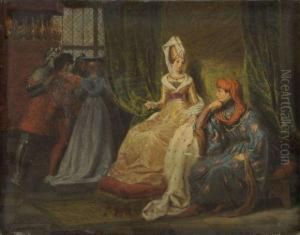 Charles Ix Et Marie Touchet by Gillot Saint-Evre