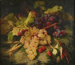 Nature Morte Aux Raisins by Simon Saint-Jean