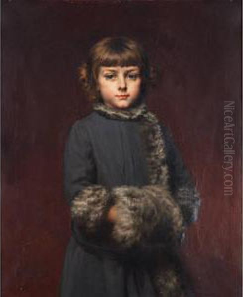 Girl With Muff - view 1
