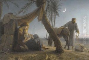 Heilige Familie Auf Der Flucht Nach Agypten