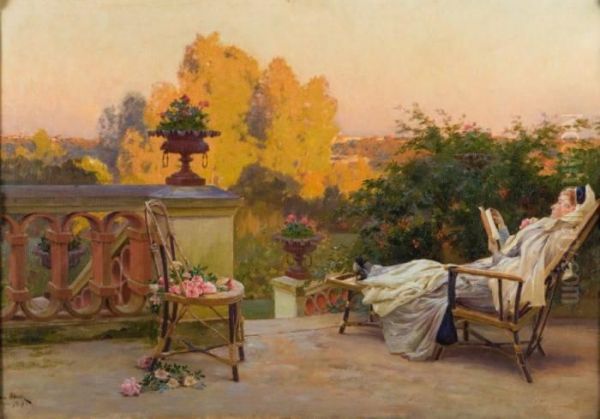 La Lecture Sur La Terrasse - view 1