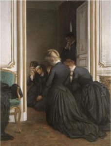 The Last Prayer by Jules Emile Saintin