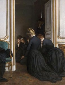 La Derniere Priere by Jules Emile Saintin