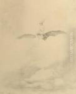 On The Wings Of A Bat by Charles Prosper Sainton