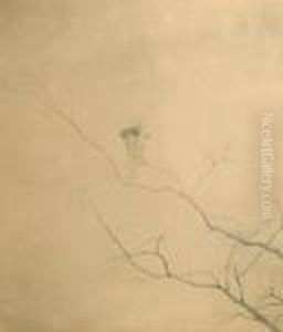 Pensive Fairy On A Branch by Charles Prosper Sainton