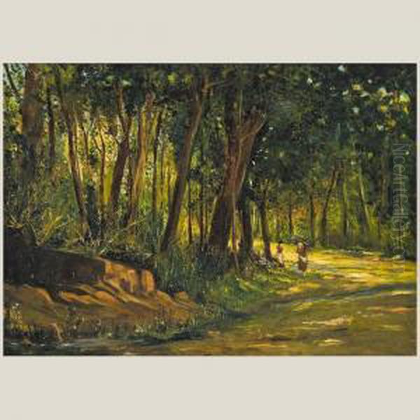 Campesinas En El Bosque - view 1