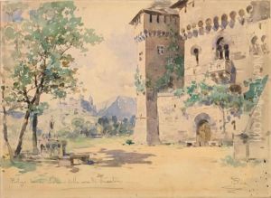 Bozzetto Di Scena: Castello Di Svarten by Paolo Sala