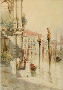 Chiacchiere Sul Canale Veneziano by Paolo Sala