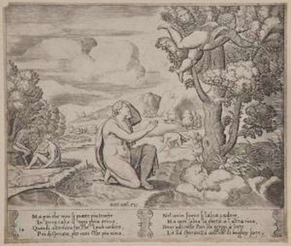 Cupid Fleeing From Psyche - view 1