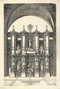 Tomb Of Pope Julius Ii, San Pietro In Vincoli, Rome. by Antonio Salamanca