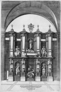 Das Grabmal Des Papstes Julius Ii by Antonio Salamanca