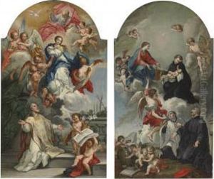 A) The Vision Of St. Philip Neri by Antonio Salas