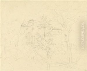 Studie Aus Terracina Sudlich Von Rom by Friedrich Salathe
