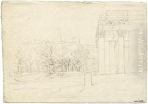 Blick Uber Das Forum Romanum Auf Der Kapitol by Friedrich Salathe