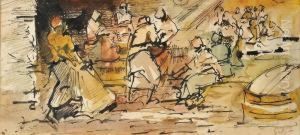 Mulheres Trabalhando by Abel Salazar