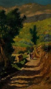 Paisaje Con Personajes