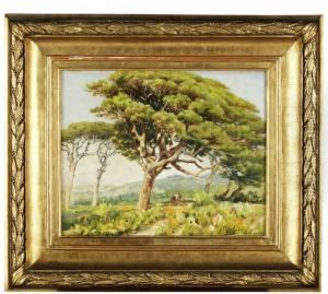 'collares' - Vista Da Serra De Sintra Com Monserrate by Jose Veloso Salgado