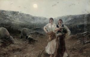 A Song Under The Moon by Agustin Salinas Y Teruel