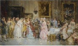 El Banquete Nupcial (the Wedding Party) by Juan Pablo Salinas Y Teruel