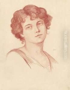 Portrat Einer Jungen Frau by Lino Salini