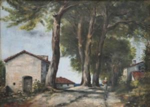 Chemin De La Sardine. (var). by Fernand Salkin