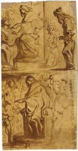 Recto: The Judgement Of Solomon by Antonius Sallaert