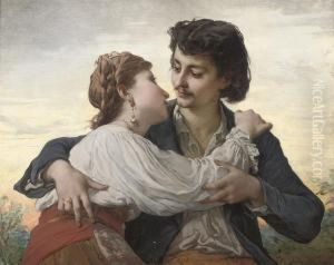 A Lovers' Tryst by Adelaide Salles-Wagner