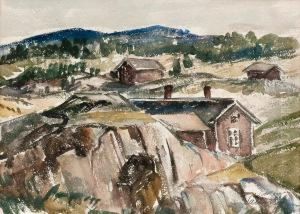 Houses. by Tyko Sallinen
