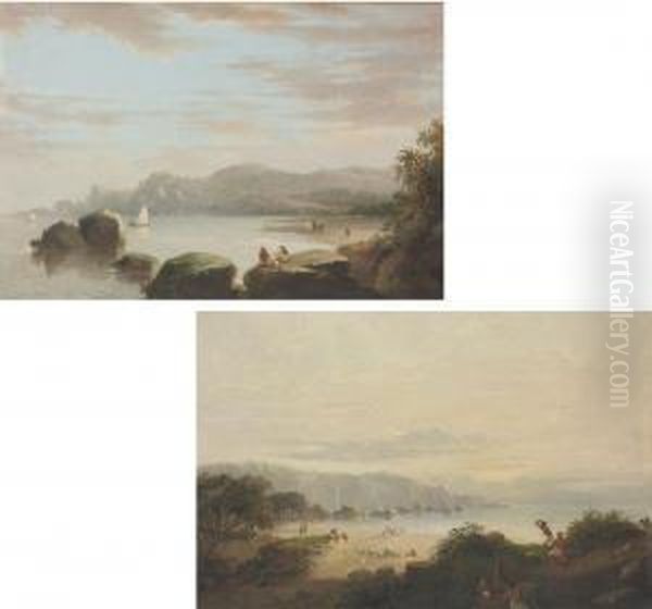 The Bay Of Srigonjo, Java; And The Northcoast Of Java Near The Residence Japaro - view 1
