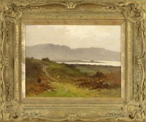 "landscape With Grazing Cattle" by John Cuthbert Salmon