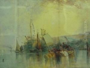 A Ship Of Nelson's Navy by John Francis Salmon