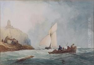 The Amazon Yacht Running Into Harwich