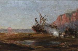 Wreck, Coast Of Nova Scotia by Robert Salmon