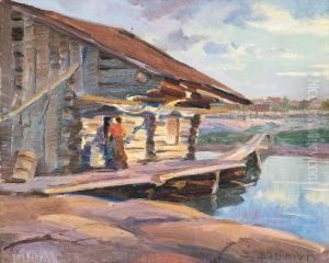 Shed On The Shore by Santeri Salokivi