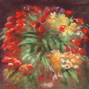 Tulips by Edvard Anders Saltoft