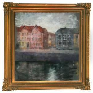 A Pair Of Prospects From Christianshans, Copenhagen by Edvard Anders Saltoft