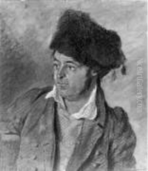 Portrait D'homme Portant Un Chapeau - view 1