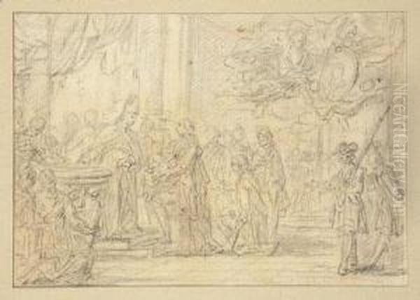 Alegoria Del Bautizo Del Infante Carlos Clemente - view 1