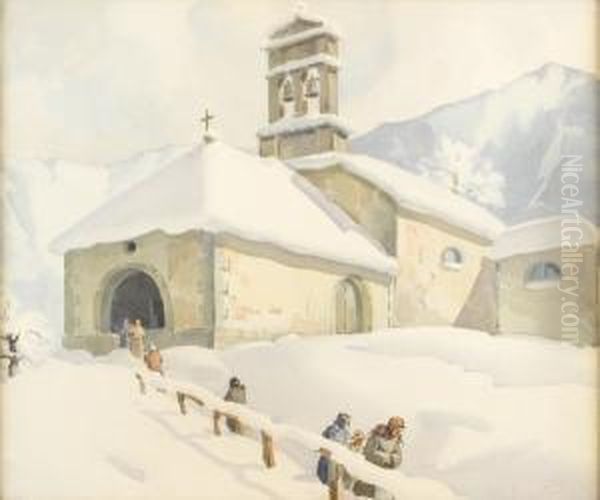 Church In The Snow - view 1