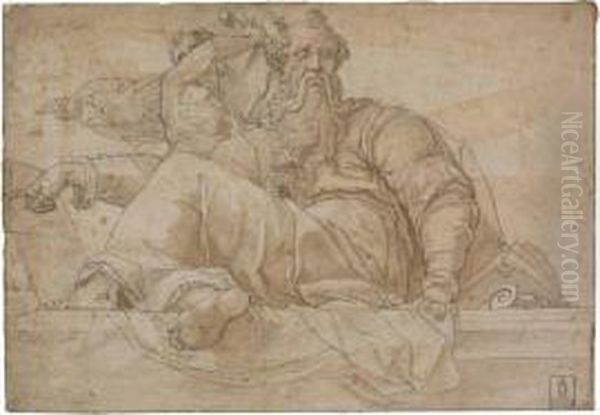 A Prophet In An Architectural Niche - view 1