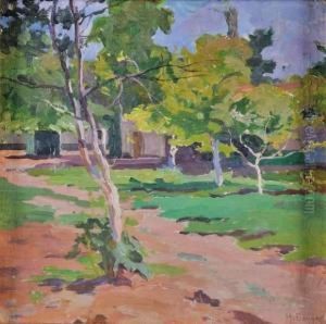 De Mon Jardin. by Nikolai Semenovich Samokish