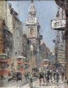 A View In The Strand, London by Pierot San Salvadore
