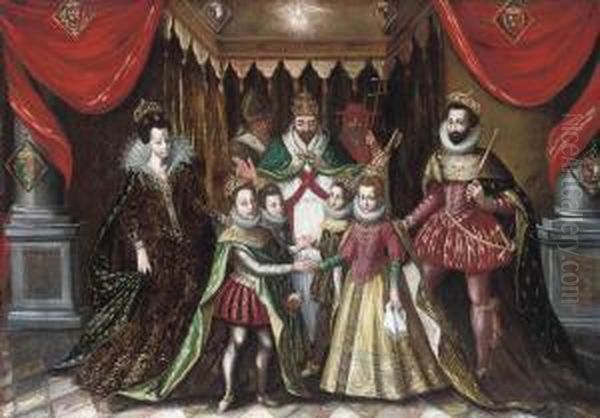 The Double Marriage Of Louis Xiii Of France With Anne Of Austriaand Philip, Prince Of Asturias, With Elizabeth Of France - view 1