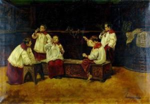 "monaguillos En La Sacristia"" by Eduardo Sanchez Sola