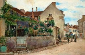 Street Scene From Vichy by Hjalmar Sandberg