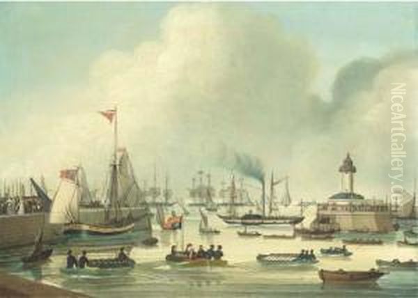 King George Iv Leaving Ramsgate For His Visit To Hanover, 25 September - view 1