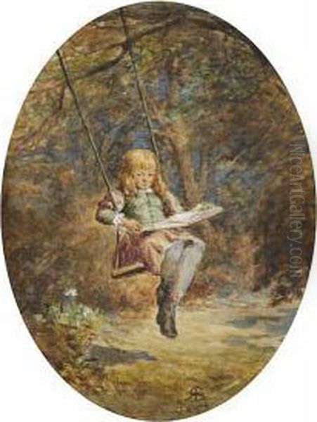 Reading In The Garden - view 1